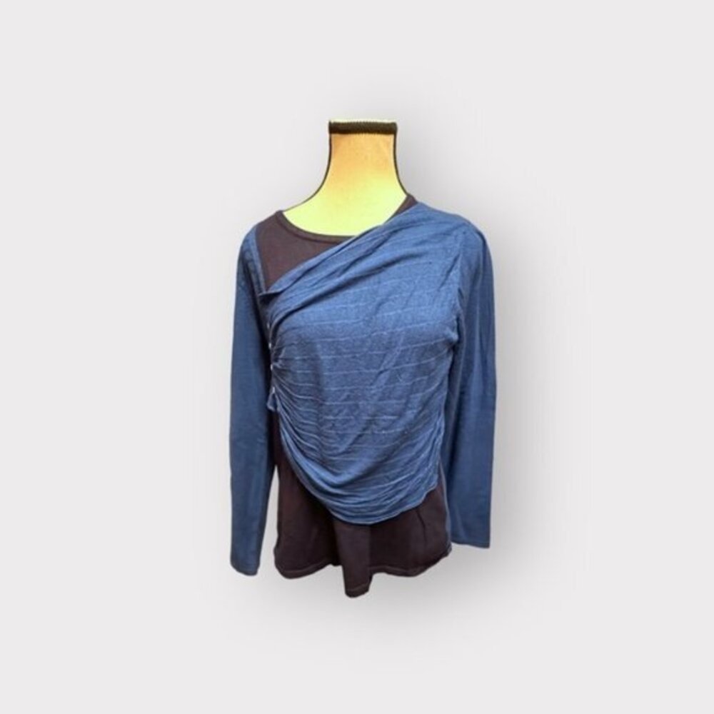 Women’s Le Grenier XL Layered Look Overlay Sweater